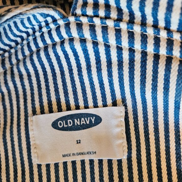 Old Navy Striped Bib Overalls - Picture 4 of 4